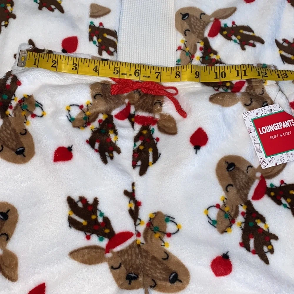 Lounge pants pajamas pants Soft & Cozy Christmas Deer size S